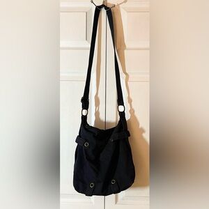 Stylish Black Boho Shoulder Hobo Bag